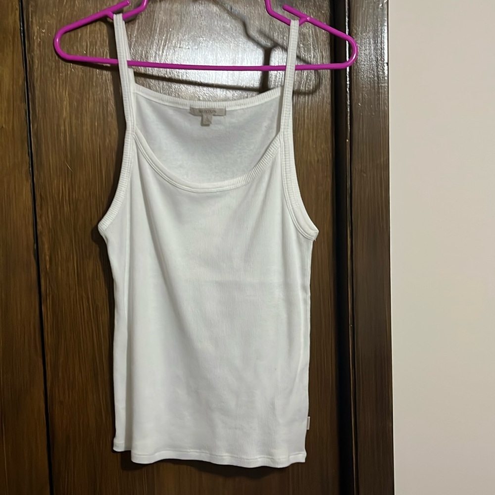 Brixton classic white tank